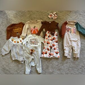 Thanksgiving Baby Outfit Set